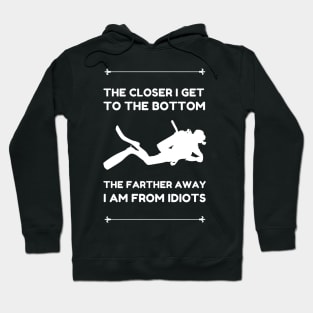 Best Funny Scuba Diving Themed Gift Idea Hoodie